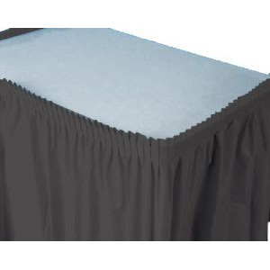 Table Skirting, 21.5' Black