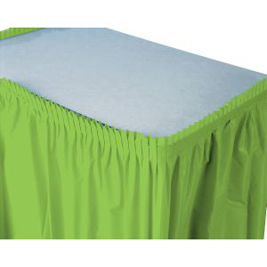 Table Skirting, 13' Fresh Lime