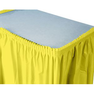 Table Skirting, 13' Yellow