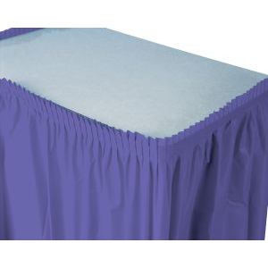 Table Skirting, 13' Purple