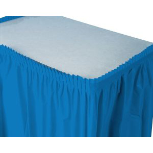 Table Skirting, 13' True Blue