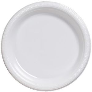 Premium 7-inch Plastic Plates, White