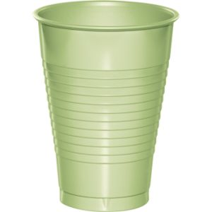 Premium 12 oz Plastic Cups, Pistachio