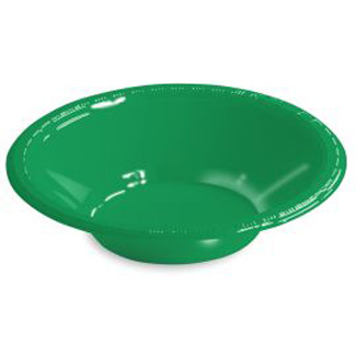 Premium 12 oz Plastic Bowls, Green