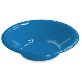Premium 12 oz Plastic Bowls, True Blue