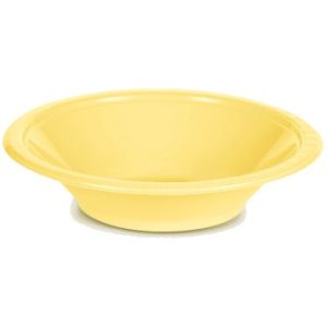Premium 12 oz Plastic Bowls, Yellow
