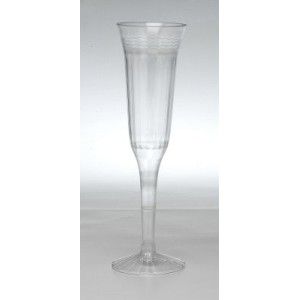 Resposable 2 Piece 5oz Champagne Glass