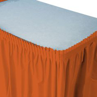 Table Skirting, 13' Terra Cotta