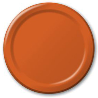 Heavy Duty 7-inch Paper Plates, Terra Cotta