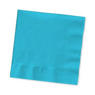 Beverage Napkins, Bermuda Blue