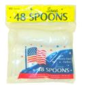 Medium Duty Plastic Soup Spoons (48 per Pack)
