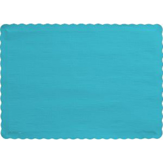 Paper Placemats, Bermuda Blue