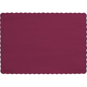 Paper Placemats, Burgundy