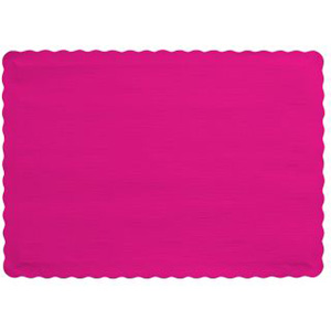 Paper Placemats, Hot Magenta