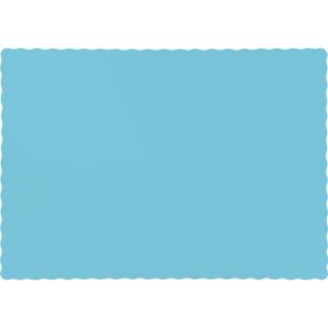 Paper Placemats, Pastel Blue