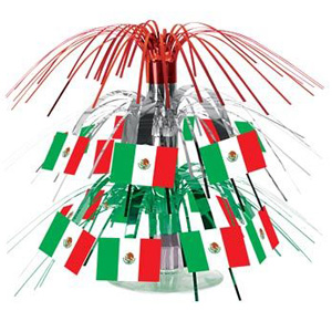 Mini Mexican Flag Centerpiece