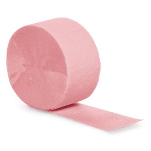 Crepe Paper Streamers 81-foot Roll, Pink