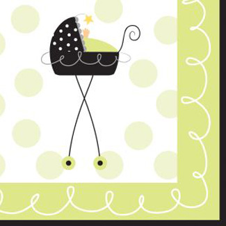Stroller Fun 3-Ply Beverage Napkins