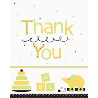 Stroller Fun Thank You Cards