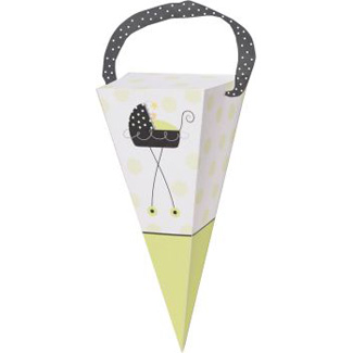 Stroller Fun Cone Favor Boxes