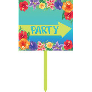 Hibiscus Heat Yard Sign