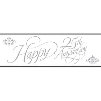 Stafford Silver 25th Anniversary Giant Banner