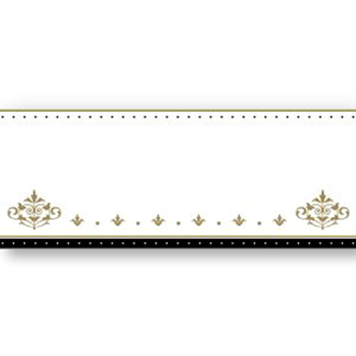 Stafford Gold Placecards