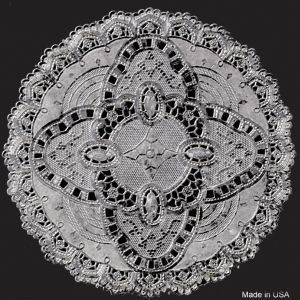Paper Lace 8-inch Doilies, Silver