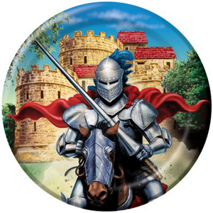 Valiant Knight 9-inch Plates