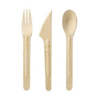 Verneerware Natural Bamboo Assorted Cutlery