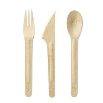 Vermeerware Natural Bamboo Assorted Cutlery