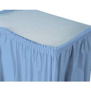 Table Skirting, 13' Periwinkle