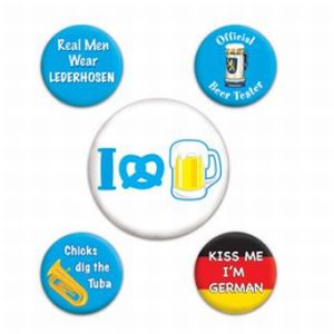 Oktoberfest Party Buttons
