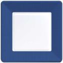 Coordinate Textured Square 7-inch Plates, Navy Blue