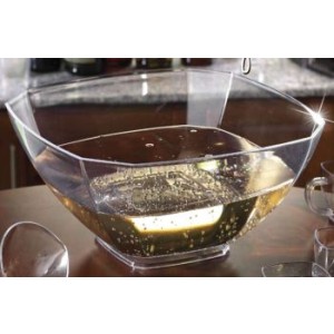 Square 12-quart Punch Bowl