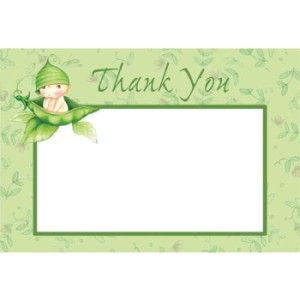 Sweet Pea Thank You Cards