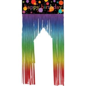 Life is Great Foil Door Fringe