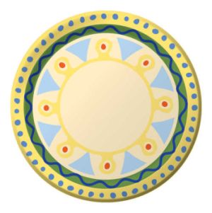 Mediterranean Pottery 7-inch Plates