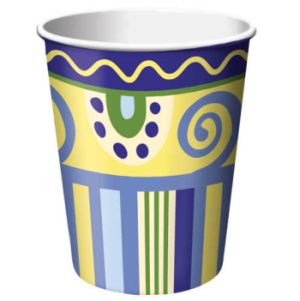 Mediterranean Pottery 9 oz Hot/Cold Cups
