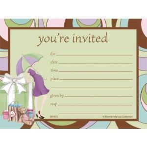 Parenthood Post Card Invitations