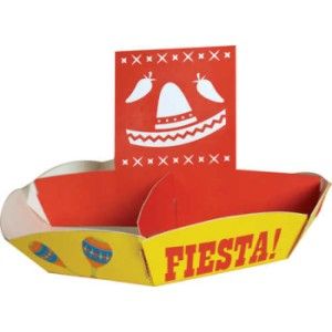 Fiesta Cardboard Snack Bowl