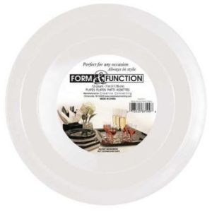 Form & Function 10-1/4-inch Plates, White