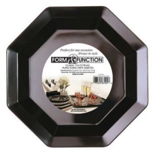 Form & Function 7-inch Plates, Black