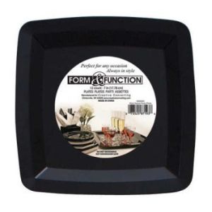 Form & Function 7-inch Plates, Black