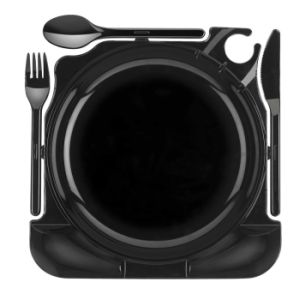 Party Plate, Black