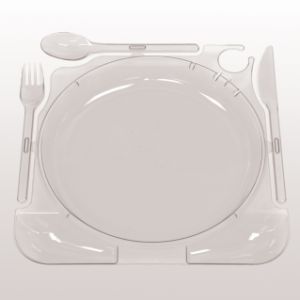 Party Plate, Clear