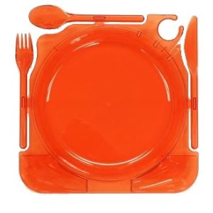 Party Plate, Red