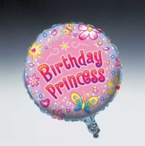 Birthday Princess Foil Balloon