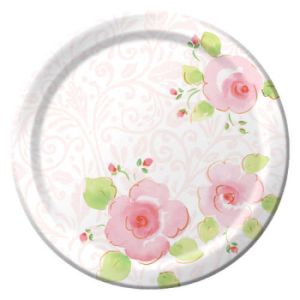 Pink Garden 10 1/4-inch Plates