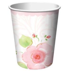 Pink Garden 9 oz Hot/Cold Cups